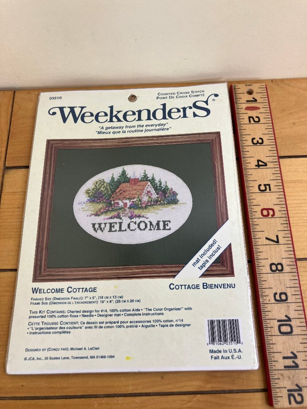 Welcome Cottage Weekenders Counted Cross Stitch Kit 03510